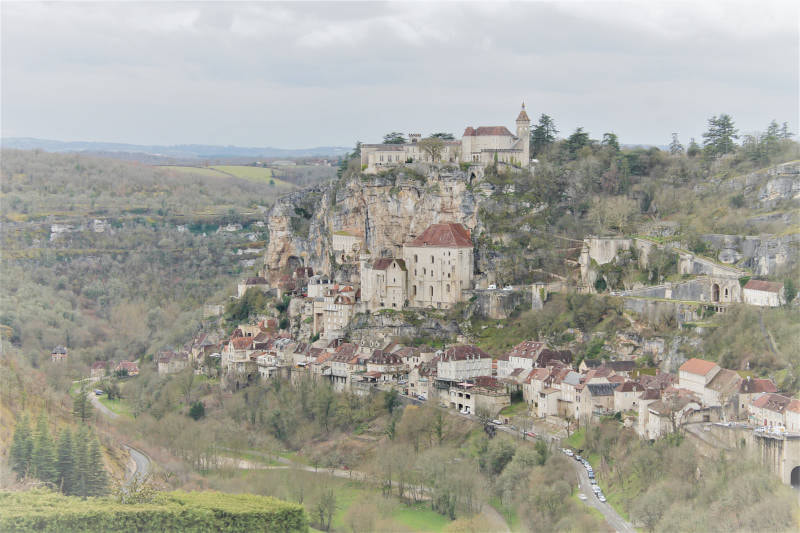 village médiéval de Rocamadour  panorama